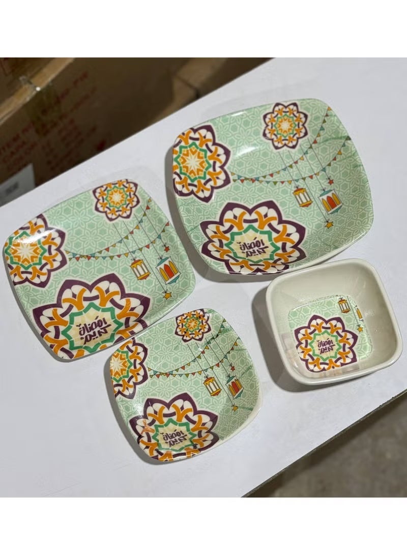 Melamine dinner set 24 - Image 1